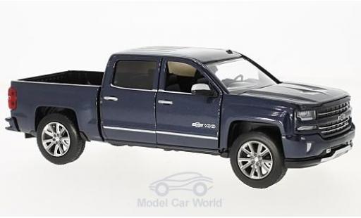 Miniature Chevrolet Silverado 1/27 Motormax Centennial Edition metallise bleue 2018 Chevrolet Silverado 1/27 Motormax Centennial Edition metallise bleue 2018 miniature