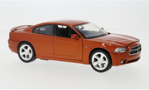 Miniature Dodge Charger 1/24 Motormax R/T orange 2011 1:24 Dodge Charger 1/24 Motormax R/T orange 2011 1:24 miniature