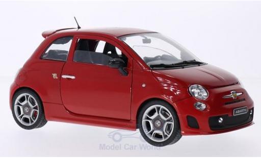 Miniature Fiat 500 F 1/18 Motormax Abarth rouge 2008 Fiat 500 F 1/18 Motormax Abarth rouge 2008 miniature