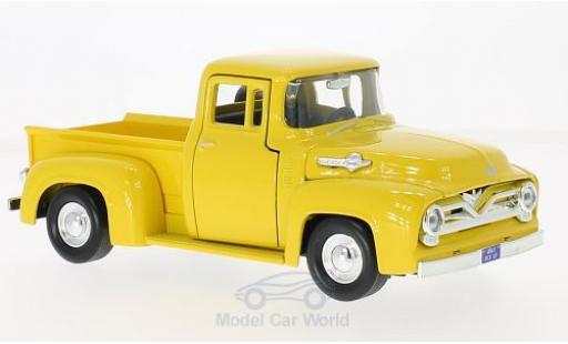 Miniature Ford F-1 1/24 Motormax 00 Pick Up jaune 1955 Ford F-1 1/24 Motormax 00 Pick Up jaune 1955 miniature