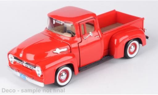 Miniature Ford F-1 1/24 Motormax 00 rouge 1:24 Ford F-1 1/24 Motormax 00 rouge 1:24 miniature