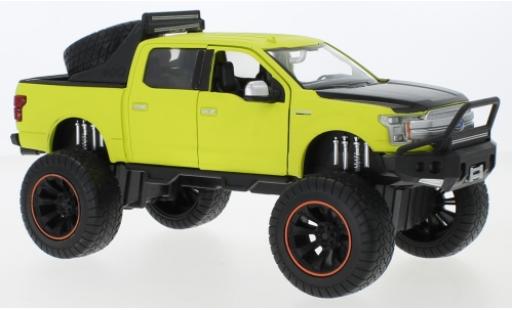 Miniature Ford F-1 1/24 Motormax 50 Lariat Crew Cab Off Road matt-verte/matt-noire 2019 Maßstab 1:27 Ford F-1 1/24 Motormax 50 Lariat Crew Cab Off Road matt-verte/matt-noire 2019 Maßstab 1:27 miniature