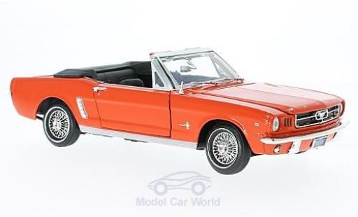 Miniature Ford Mustang 1/18 Motormax Cabriolet orange 1964 Ford Mustang 1/18 Motormax Cabriolet orange 1964 miniature