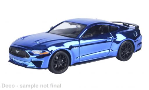 Miniature Ford Mustang 1/24 Motormax GT bleue 2018 1:24 Ford Mustang 1/24 Motormax GT bleue 2018 1:24 miniature