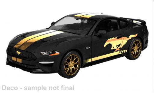 Miniature Ford Mustang 1/24 Motormax GT noire/gold 2018 1:24 Ford Mustang 1/24 Motormax GT noire/gold 2018 1:24 miniature