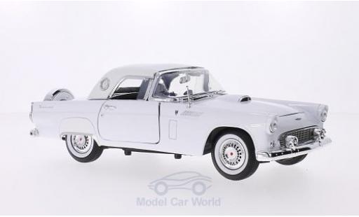Miniature Ford Thunderbird 1/18 Motormax Hardtop blanche 1956 Ford Thunderbird 1/18 Motormax Hardtop blanche 1956 miniature
