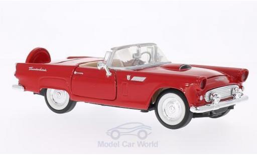 Miniature Ford Thunderbird 1/24 Motormax rouge 1956 Ford Thunderbird 1/24 Motormax rouge 1956 miniature