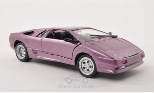 Miniature Lamborghini Diablo 1/24 Motormax metallise lila ohne Vitrine Lamborghini Diablo 1/24 Motormax metallise lila ohne Vitrine miniature