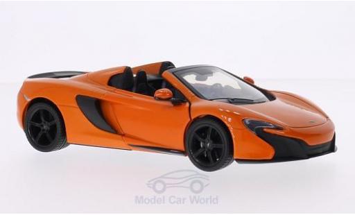 Miniature McLaren 650 1/24 Motormax S Spider orange McLaren 650 1/24 Motormax S Spider orange miniature