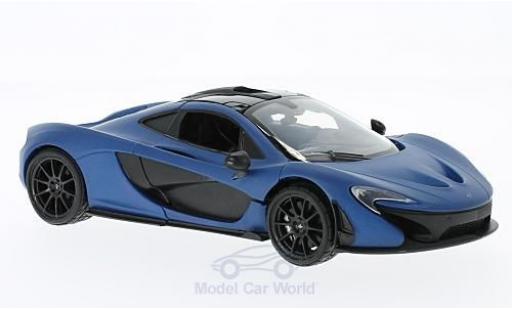 Miniature McLaren P1 1/24 Motormax matt-bleue ohne Vitrine McLaren P1 1/24 Motormax matt-bleue ohne Vitrine miniature
