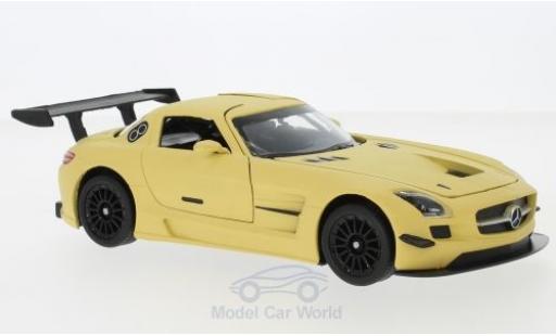 Miniature Mercedes SLS 1/24 Motormax AMG GT3 matt-beige Mercedes SLS 1/24 Motormax AMG GT3 matt-beige miniature