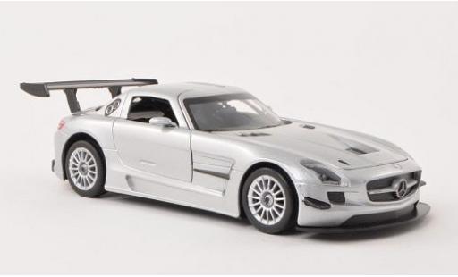 Miniature Mercedes SLS 1/24 Motormax AMG GT3 grise Plain Body Version sans Vitrine Mercedes SLS 1/24 Motormax AMG GT3 grise Plain Body Version sans Vitrine miniature
