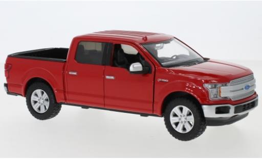 Miniature Ford F-1 1/24 Motormax 50 Lariat Crew Cab rouge 2019 Ford F-1 1/24 Motormax 50 Lariat Crew Cab rouge 2019 miniature