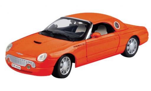 Miniature Ford Thunderbird 1/24 Motormax Hardtop Coupe rouge 2002 Ford Thunderbird 1/24 Motormax Hardtop Coupe rouge 2002 miniature
