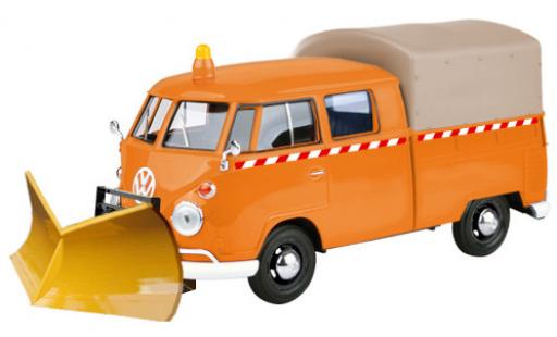 Miniature Volkswagen T1 1/24 Motormax DoKa orange 1966 Volkswagen T1 1/24 Motormax DoKa orange 1966 miniature
