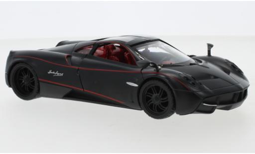 Miniature Pagani Huayra 1/24 Motormax matt-noire/rouge Pagani Huayra 1/24 Motormax matt-noire/rouge miniature
