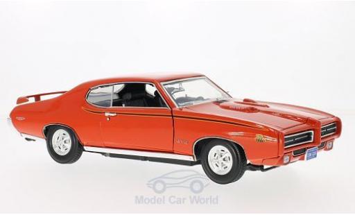 Miniature Pontiac GTO 1/18 Motormax Judge orange 1969 Pontiac GTO 1/18 Motormax Judge orange 1969 miniature