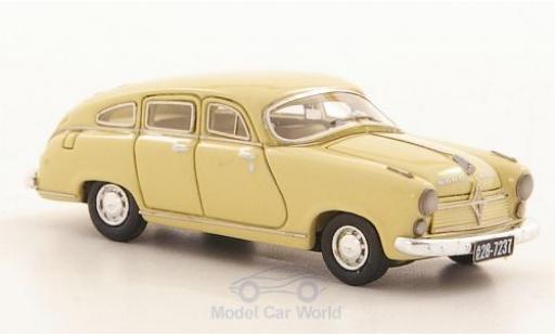 Miniature Borgward Hansa 2400 1/87 Neo beige 1952 Borgward Hansa 2400 1/87 Neo beige 1952 miniature