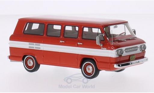 Miniature Chevrolet Corvair 1/43 Neo Window Van rouge/blanche 1963 Chevrolet Corvair 1/43 Neo Window Van rouge/blanche 1963 miniature