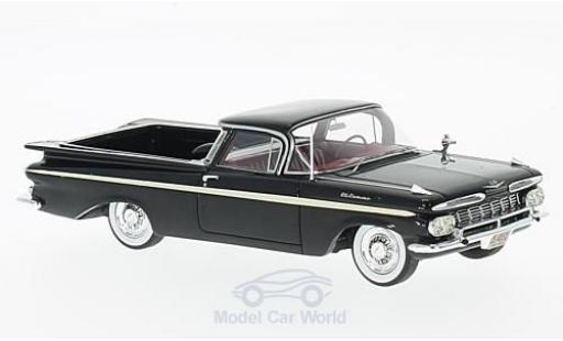 Miniature Chevrolet El Camino 1/43 Neo noire/blanche 1959 Chevrolet El Camino 1/43 Neo noire/blanche 1959 miniature