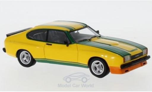 Miniature Ford Capri 1/43 Neo MKII 3.0S X-Pack jaune/verte 1976 Ford Capri 1/43 Neo MKII 3.0S X-Pack jaune/verte 1976 miniature