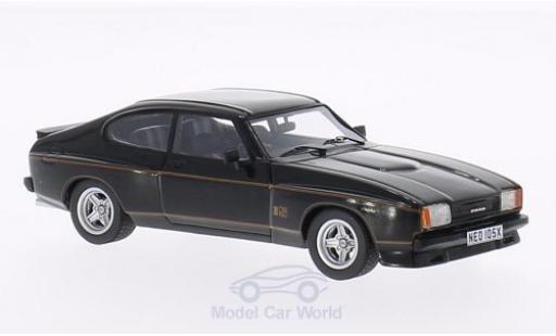 Miniature Ford Capri 1/43 Neo MKII 3.0S X-Pack noire 1976 Ford Capri 1/43 Neo MKII 3.0S X-Pack noire 1976 miniature