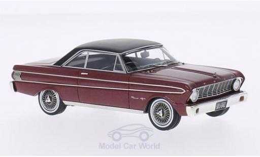 Miniature Ford Falcon 1/43 Neo Sprint metallise rouge/matt-noire 1964 Ford Falcon 1/43 Neo Sprint metallise rouge/matt-noire 1964 miniature