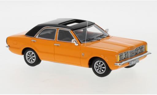 Miniature Ford Taunus 1/43 Neo GXL orange/noire 1973 Ford Taunus 1/43 Neo GXL orange/noire 1973 miniature