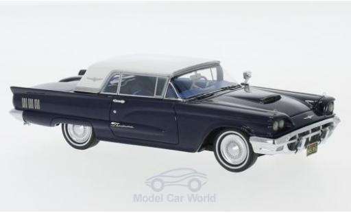 Miniature Ford Thunderbird 1/43 Neo Hardtop metallise bleue/blanche 1960 Ford Thunderbird 1/43 Neo Hardtop metallise bleue/blanche 1960 miniature