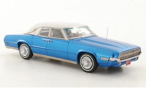 Miniature Ford Thunderbird 1/43 Neo Landau metallise bleue/matt-blanche 1969 Ford Thunderbird 1/43 Neo Landau metallise bleue/matt-blanche 1969 miniature