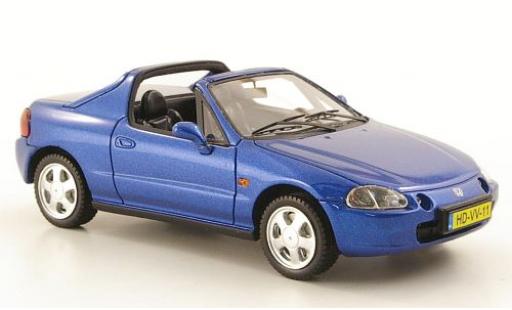 Miniature Honda CRX 1/43 Neo del Sol metallise bleue 1992 Honda CRX 1/43 Neo del Sol metallise bleue 1992 miniature