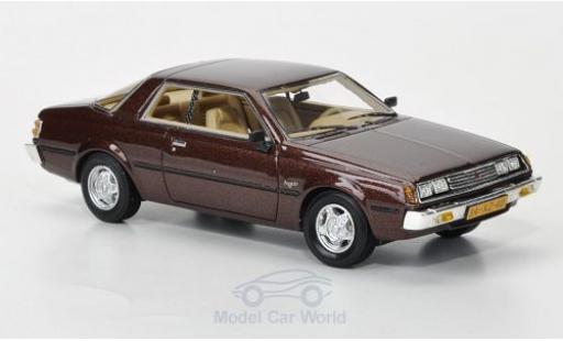 Miniature Mitsubishi Sapporo 1/43 Neo MkI Coupe metallise marron 1982 Mitsubishi Sapporo 1/43 Neo MkI Coupe metallise marron 1982 miniature