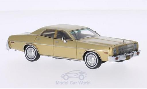 Miniature Plymouth Fury 1/43 Neo 4-Door Sedan gold 1977 Plymouth Fury 1/43 Neo 4-Door Sedan gold 1977 miniature