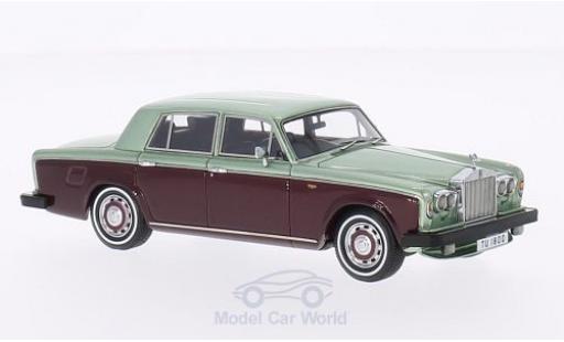 Miniature Rolls Royce Silver Shadow 1/43 Neo II metallise verte/metallise rouge RHD 1978 Rolls Royce Silver Shadow 1/43 Neo II metallise verte/metallise rouge RHD 1978 miniature