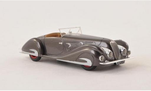 Miniature Delahaye 135 1/43 Nickel MS Competition Roadster Figoni & Falaschi metallise grise 1937 sn48563 Delahaye 135 1/43 Nickel MS Competition Roadster Figoni & Falaschi metallise grise 1937 sn48563 miniature