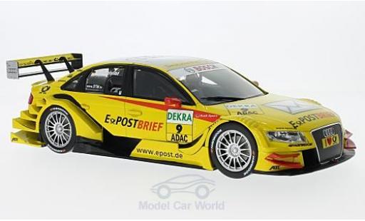 Miniature Audi A4 DTM 1/18 Norev DTM No.9 EPost Brief DTM 2011 M.Rockenfeller Audi A4 DTM 1/18 Norev DTM No.9 EPost Brief DTM 2011 M.Rockenfeller miniature