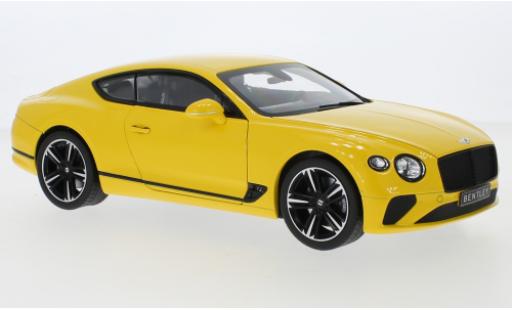 Miniature Bentley Continental 1/18 Norev GT jaune 2018 Bentley Continental 1/18 Norev GT jaune 2018 miniature