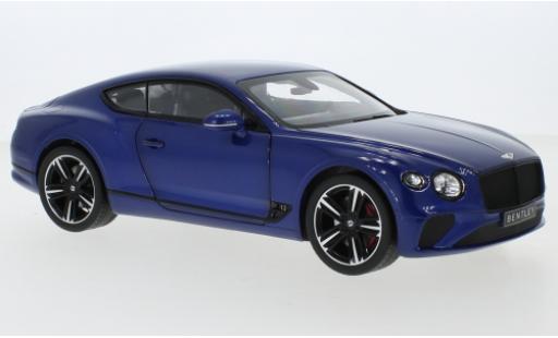 Miniature Bentley Continental 1/18 Norev GT metallise bleue 2018 Bentley Continental 1/18 Norev GT metallise bleue 2018 miniature
