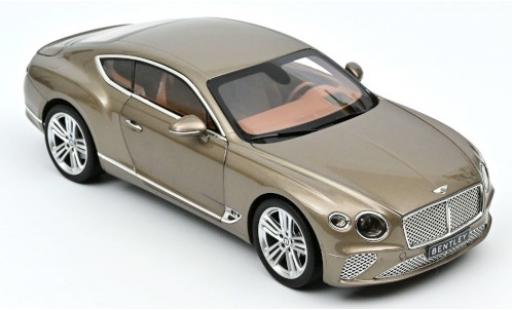 Miniature Bentley Continental 1/18 Norev GT metallise beige 2018 Bentley Continental 1/18 Norev GT metallise beige 2018 miniature