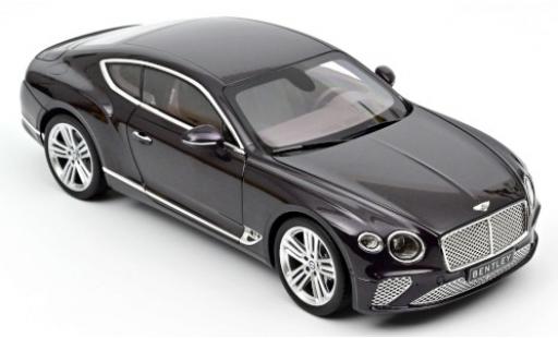 Miniature Bentley Continental 1/18 Norev GT metallise lila 2018 Bentley Continental 1/18 Norev GT metallise lila 2018 miniature