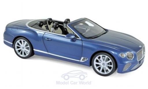 Miniature Bentley Continental 1/18 Norev GTC metallise bleue 2019 Bentley Continental 1/18 Norev GTC metallise bleue 2019 miniature