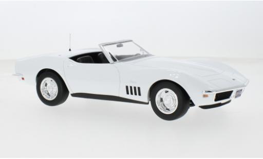 Miniature Chevrolet Corvette 1/18 Norev (C3) Cabriolet blanche 1969 1:18 Chevrolet Corvette 1/18 Norev (C3) Cabriolet blanche 1969 1:18 miniature