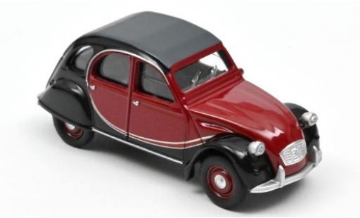 Miniature Citroen 2CV 1/64 Norev Charleston rouge/noire 1982 Citroen 2CV 1/64 Norev Charleston rouge/noire 1982 miniature