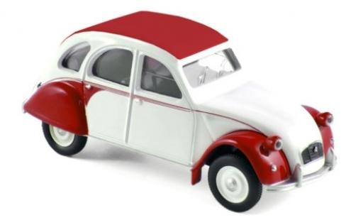 Miniature Citroen 2CV 1/64 Norev Dolly blanche/rouge 1986 Citroen 2CV 1/64 Norev Dolly blanche/rouge 1986 miniature
