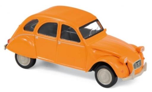 Miniature Citroen 2CV 1/43 Norev orange 1979 Jetcar Citroen 2CV 1/43 Norev orange 1979 Jetcar miniature