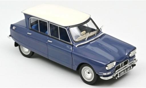 Miniature Citroen Ami 6 1/18 Norev bleue/blanche 1965 Citroen Ami 6 1/18 Norev bleue/blanche 1965 miniature