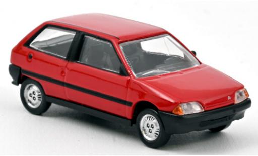 Miniature Citroen AX 1/64 Norev rouge 1986 Citroen AX 1/64 Norev rouge 1986 miniature