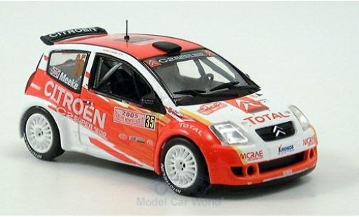 Miniature Citroen C2 1/43 Norev Super 1600 No.35 Rallye Monte-Carlo 2005 K.Meeke/C.Patterson Citroen C2 1/43 Norev Super 1600 No.35 Rallye Monte-Carlo 2005 K.Meeke/C.Patterson miniature