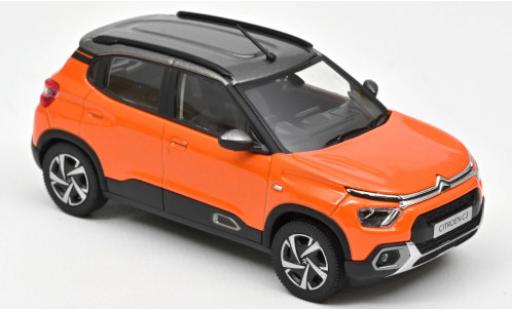 Miniature Citroen C3 1/43 Norev metallise orange/metallise grise 2021 Indian Market Citroen C3 1/43 Norev metallise orange/metallise grise 2021 Indian Market miniature