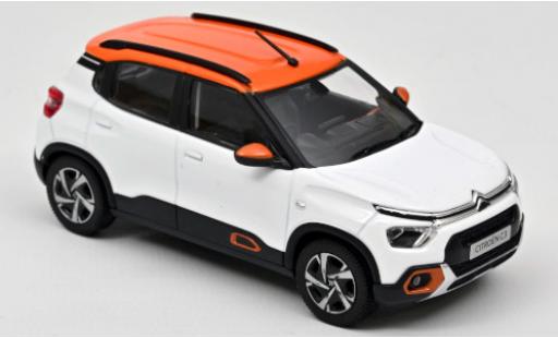 Miniature Citroen C3 1/43 Norev blanche/metallise orange 2021 Indian Market Citroen C3 1/43 Norev blanche/metallise orange 2021 Indian Market miniature